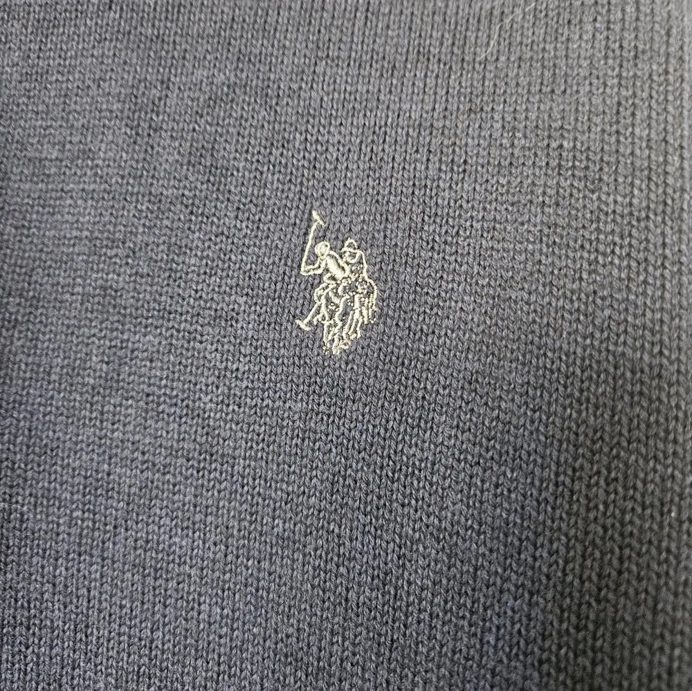 US Polo Association quarter zip pullover navy sweater size‎ XL